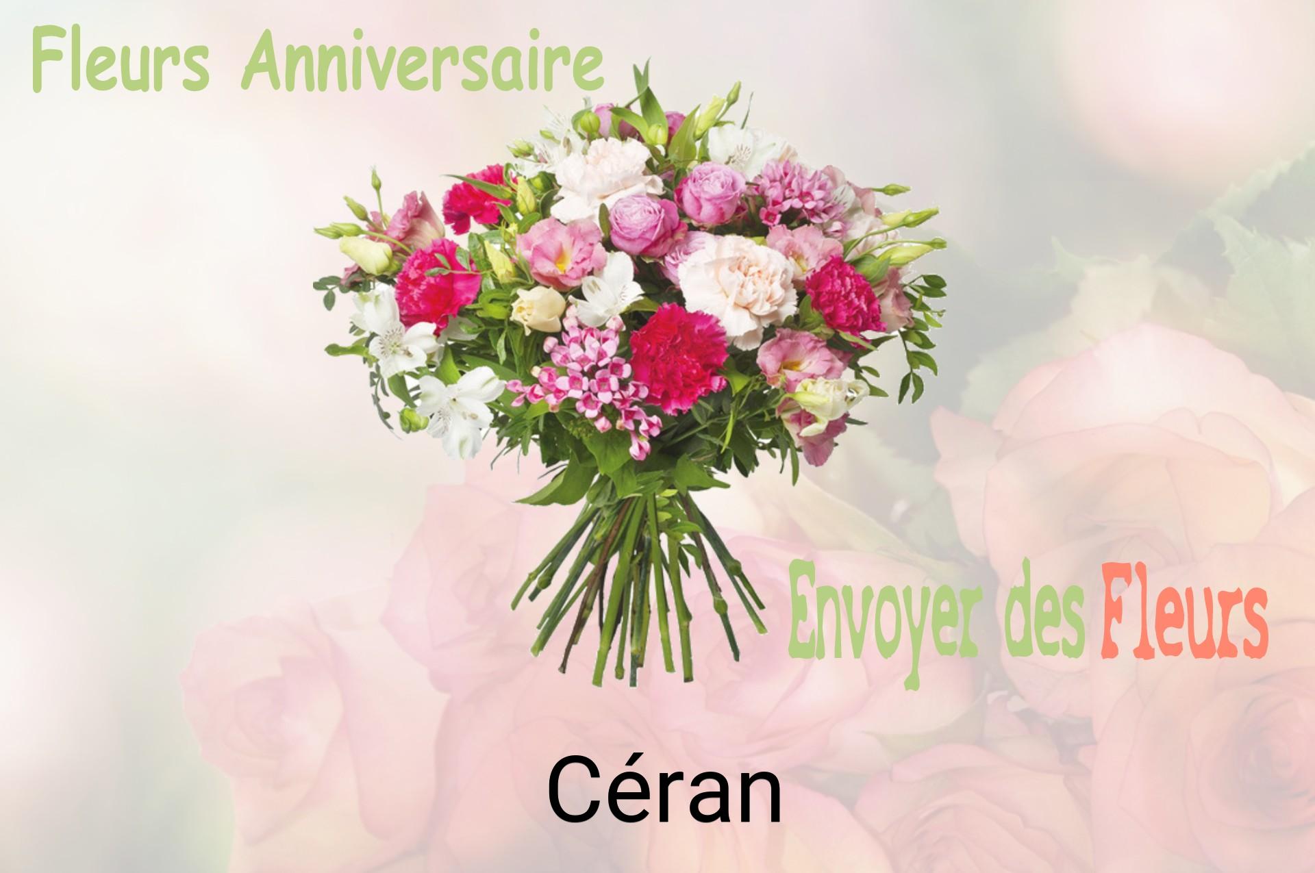 Bouquet de fleurs d’anniversaire livré à Céran